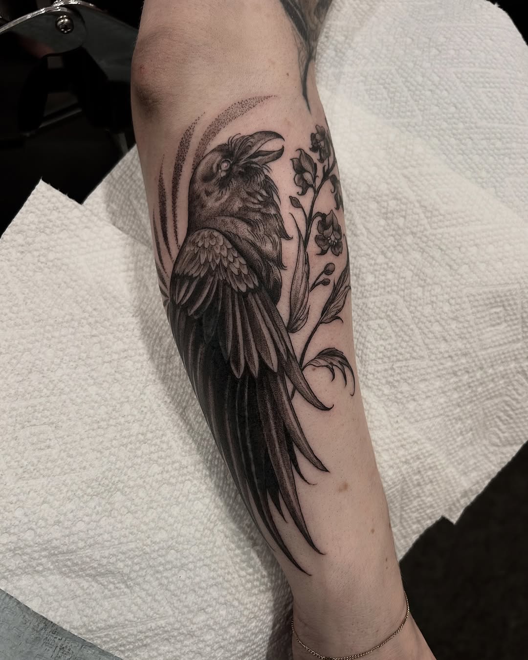 Tattoo by @katelynbraun.art — black_and_grey, realism