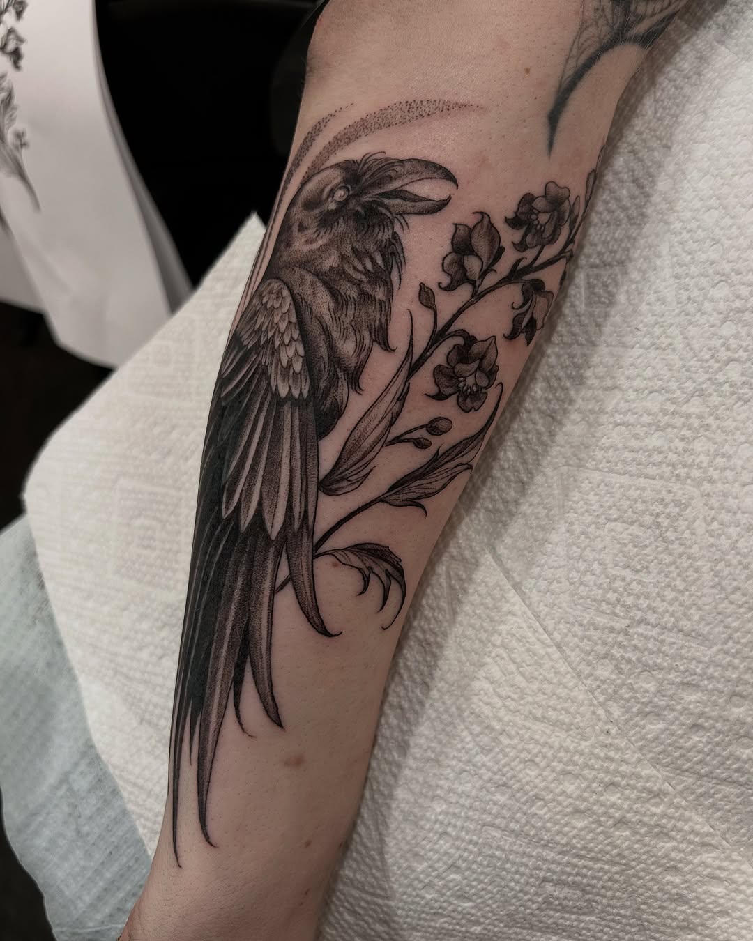 Tattoo by @katelynbraun.art — black_and_grey, realism