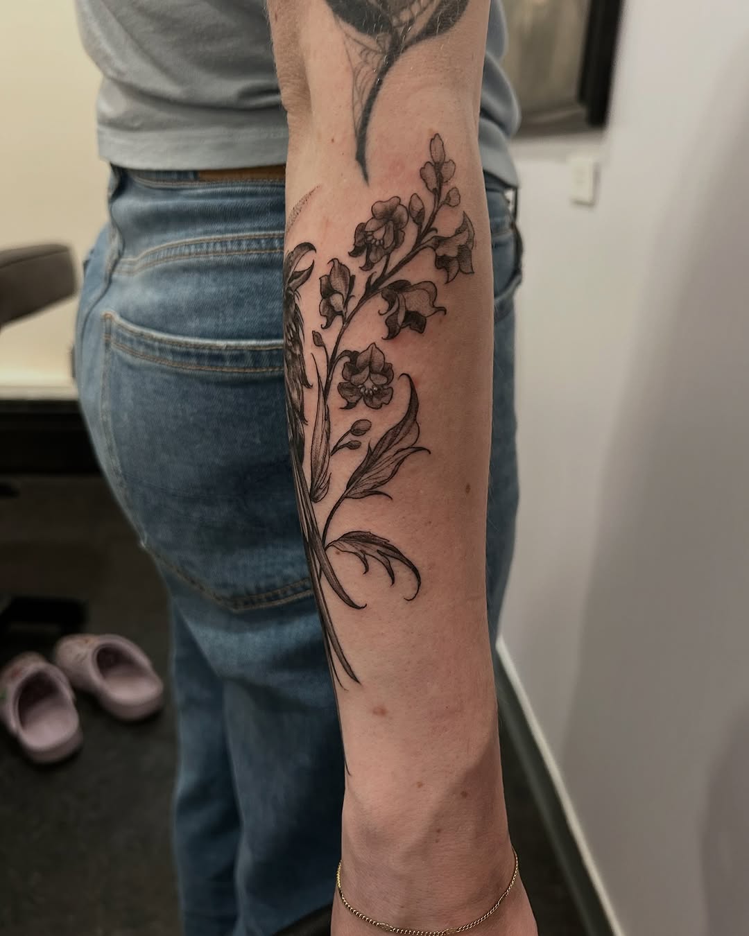 Tattoo by @katelynbraun.art — fine_line, black_and_grey