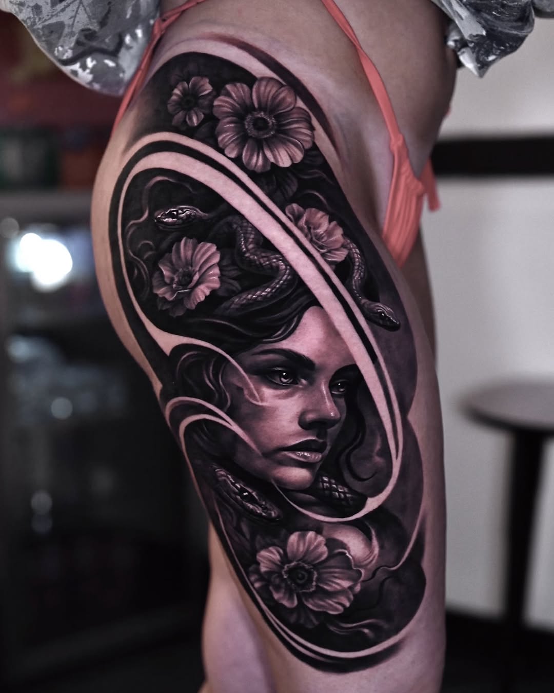 Tattoo by @the_marcs — realism, dark_realism