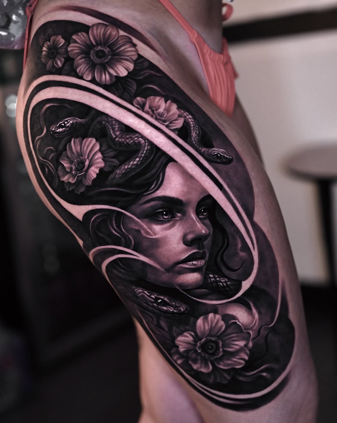 Tattoo by @the_marcs — realism, black_and_grey
