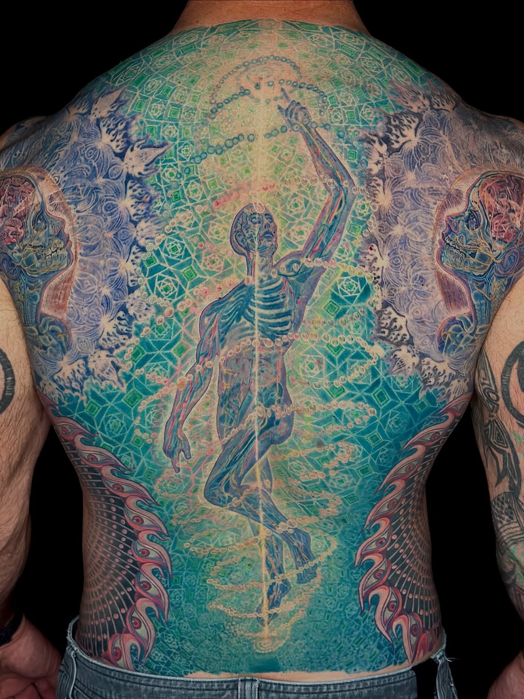 Tattoo by @dominicktattoo — realism, geometric
