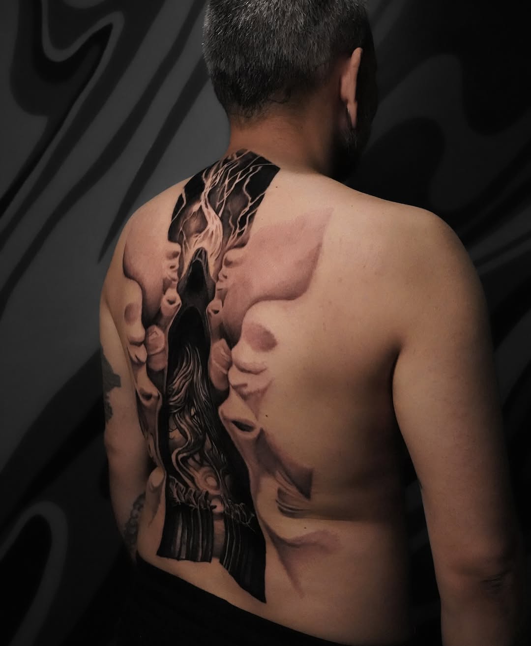 Tattoo by @volta.black — black_and_grey, realism