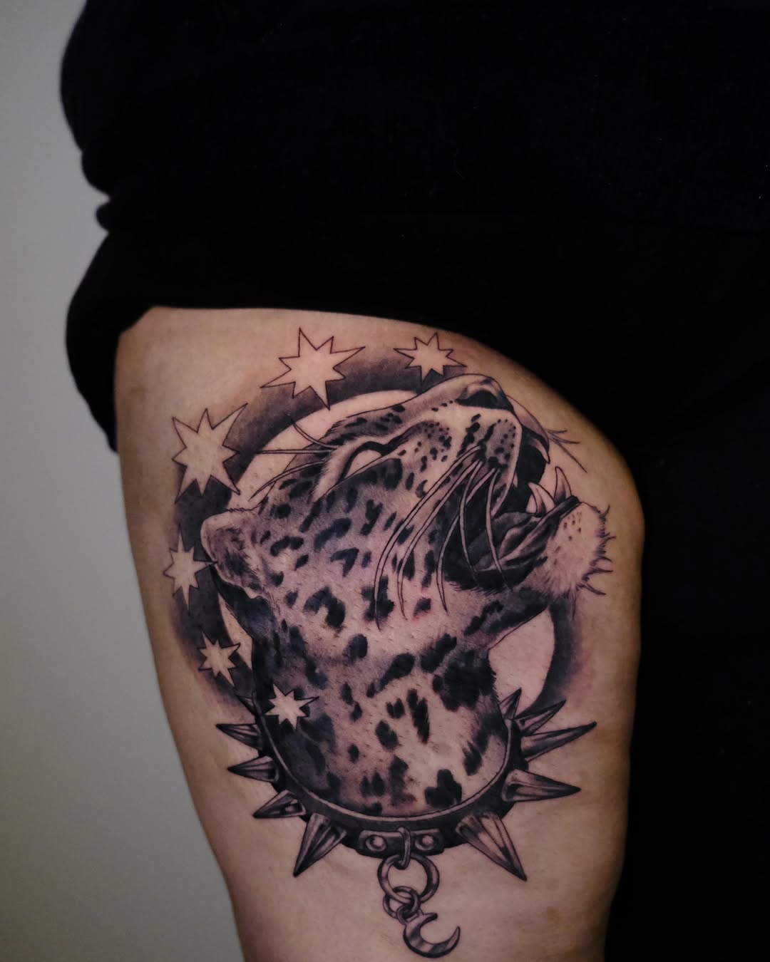 Tattoo by @graywashtash — black_and_grey