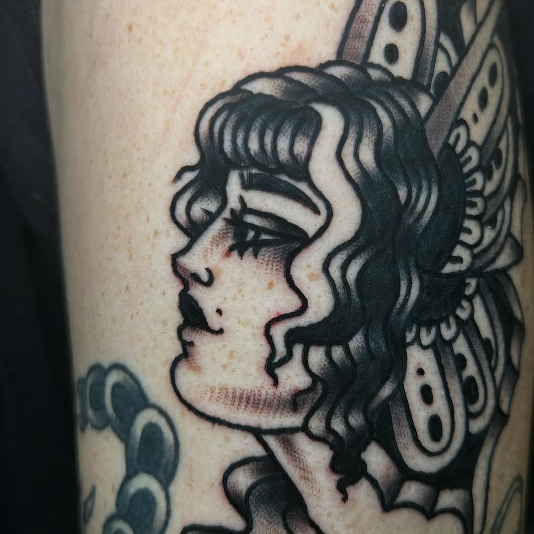Tattoo by @lilymaytattoos — neo_traditional, black_and_grey