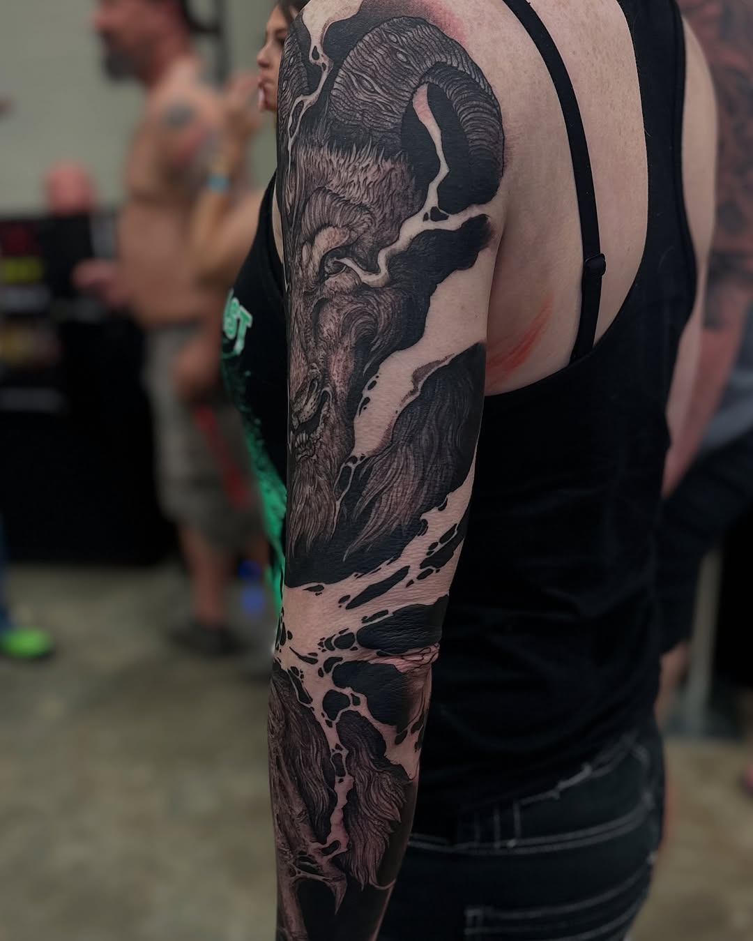 Tattoo by @carnivorousfx — black_and_grey, realism