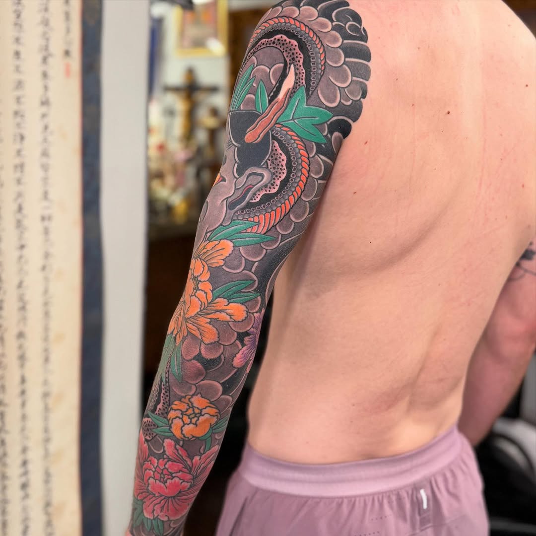 Tattoo by @jasoneisenberg73 โ japanese_irezumi