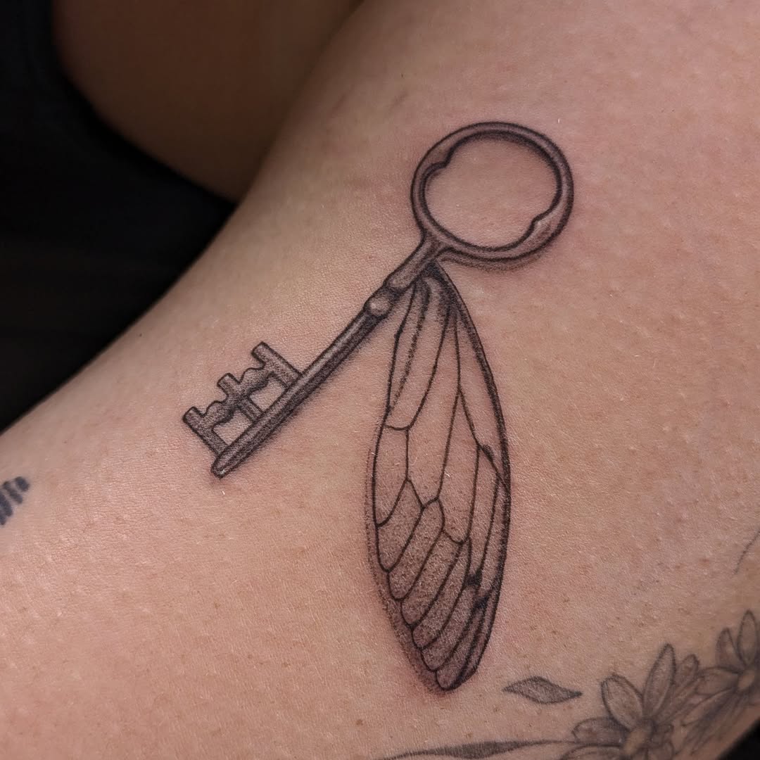 Tattoo by @jasdillonart — fine_line, black_and_grey
