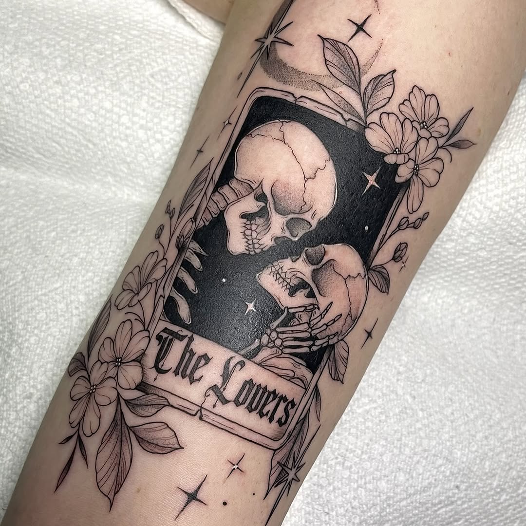 Tattoo by @lexx.christine โ black_and_grey, illustrative