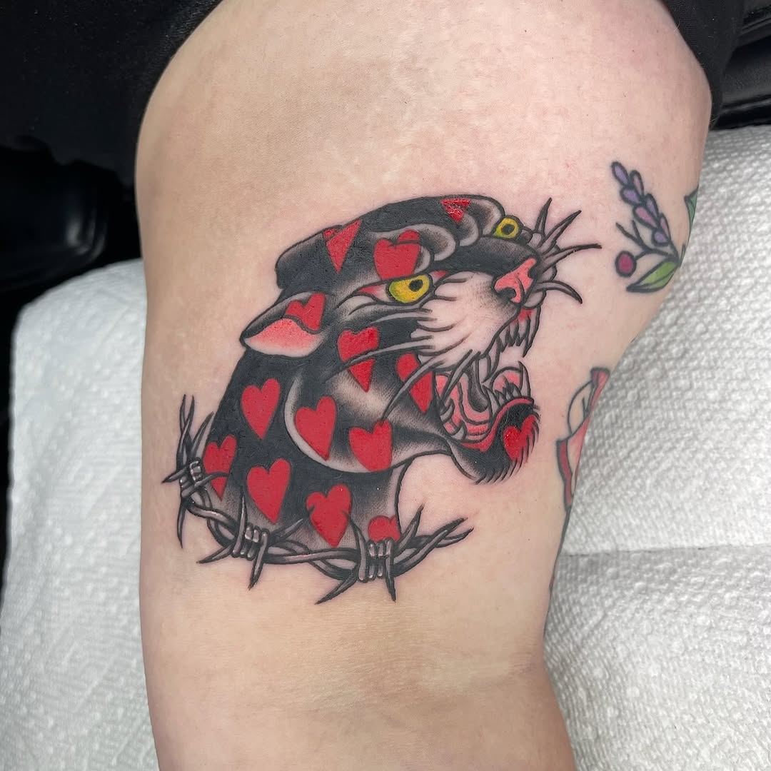Tattoo by @lexx.christine โ american_traditional, illustrative