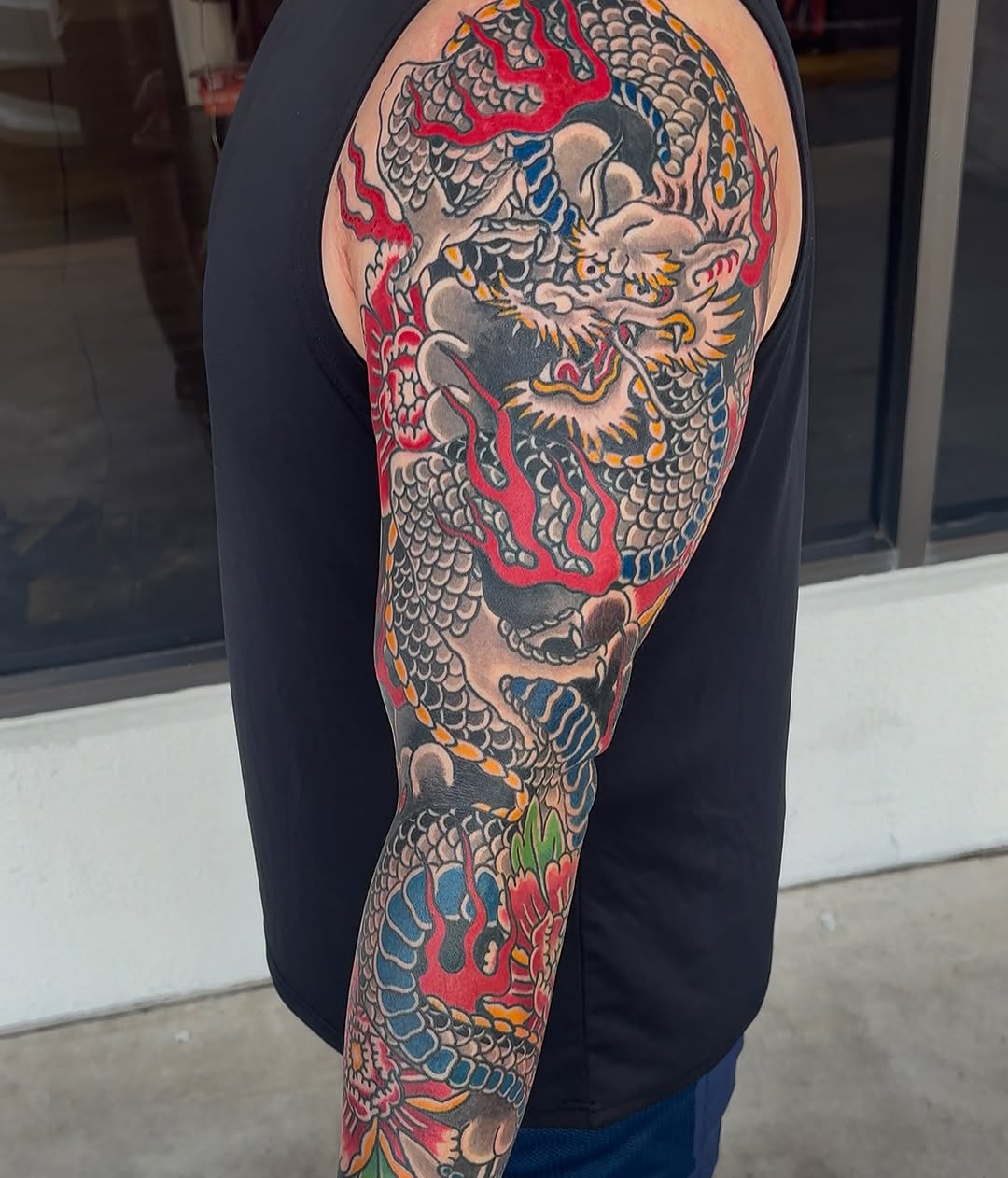 Tattoo by @mattbrookstattoo — japanese_irezumi