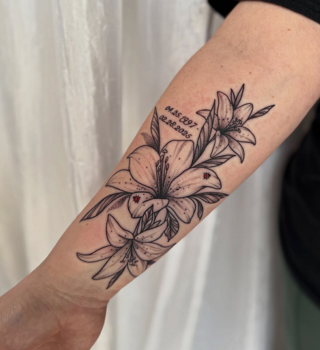 Tattoo by @tats.by.kay_tn β fine_line, black_and_grey