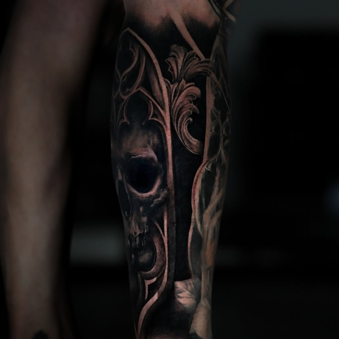 Tattoo by @_felipeink β black_and_grey, realism
