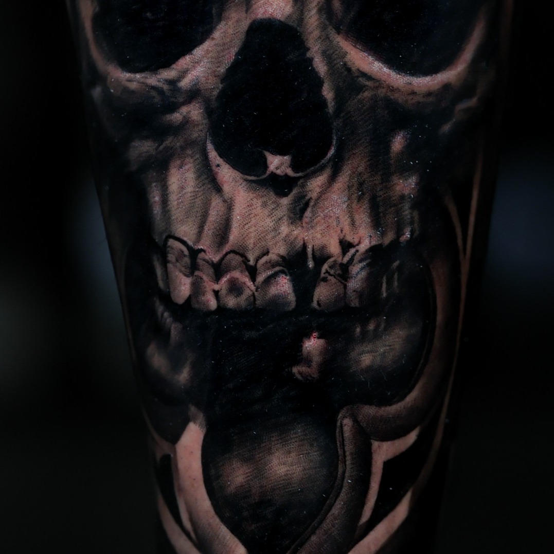 Tattoo by @_felipeink β realism, dark_realism