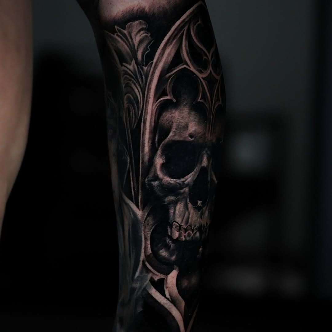 Tattoo by @_felipeink β black_and_grey, realism