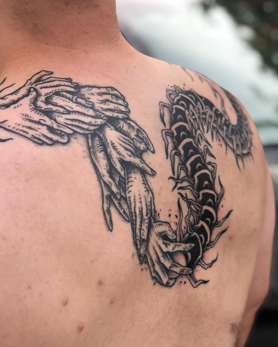 Tattoo by @_zaddy_taddy_ โ illustrative, blackwork