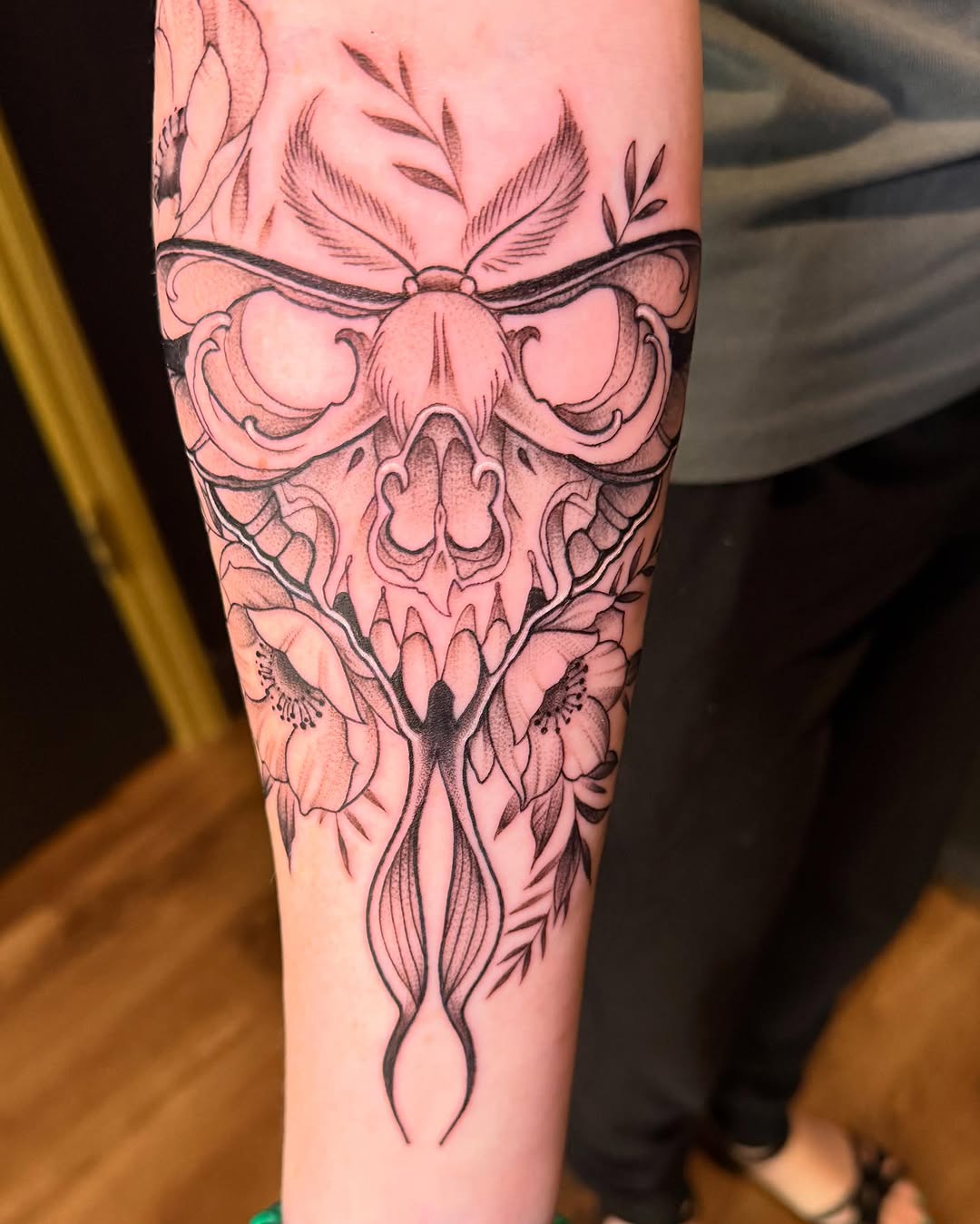 Tattoo by @sterling_tattoos β black_and_grey, ornamental