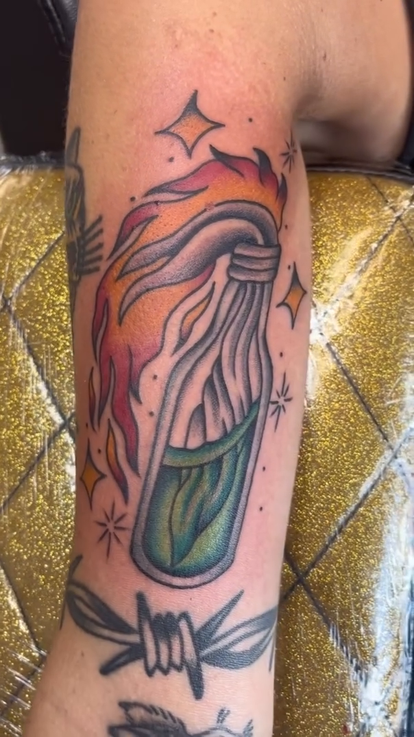 Tattoo by @zepeda.ld — american_traditional, illustrative