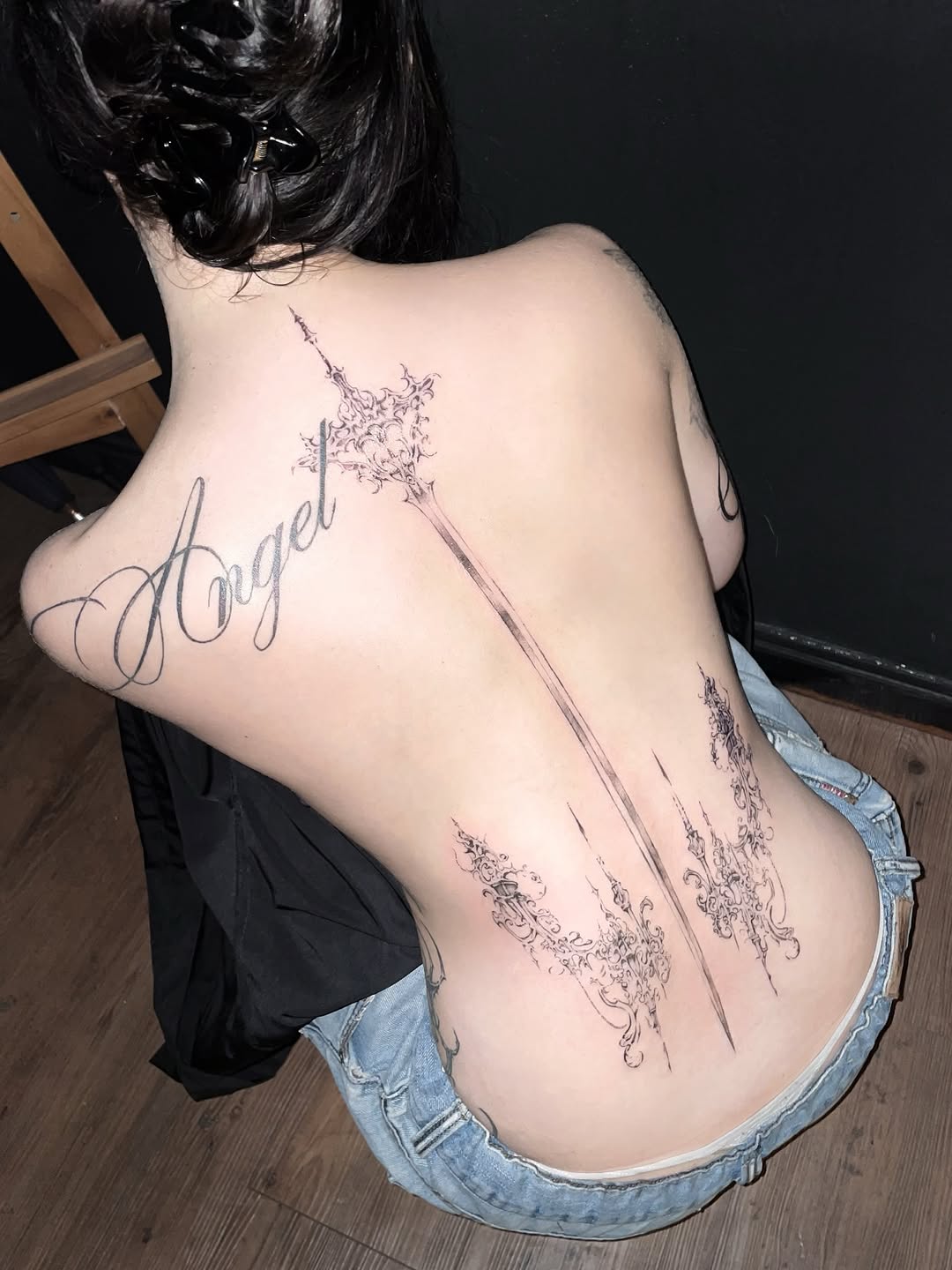 Tattoo by @bibie.ttt — fine_line, lettering_script