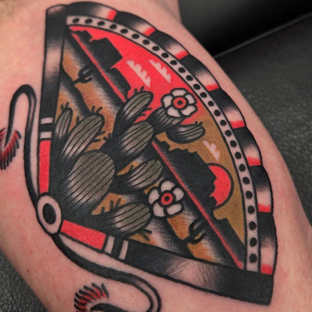 Tattoo by @dekeharms — american_traditional, illustrative