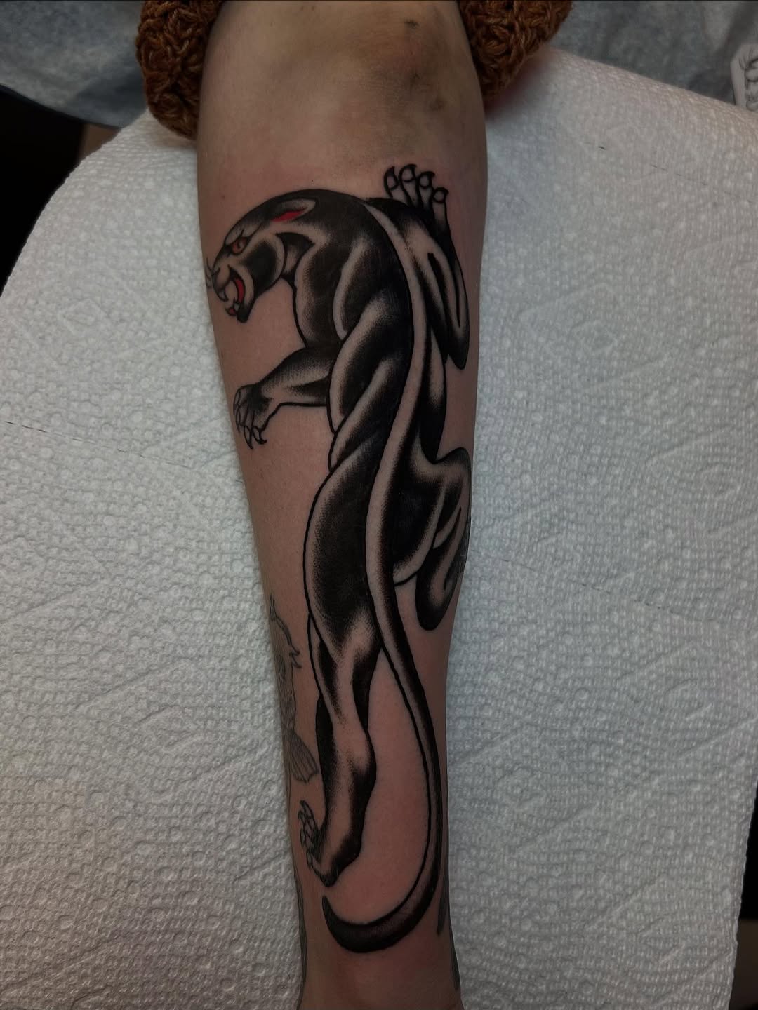 Tattoo by @paultrimbletattoo — black_and_grey, neo_traditional