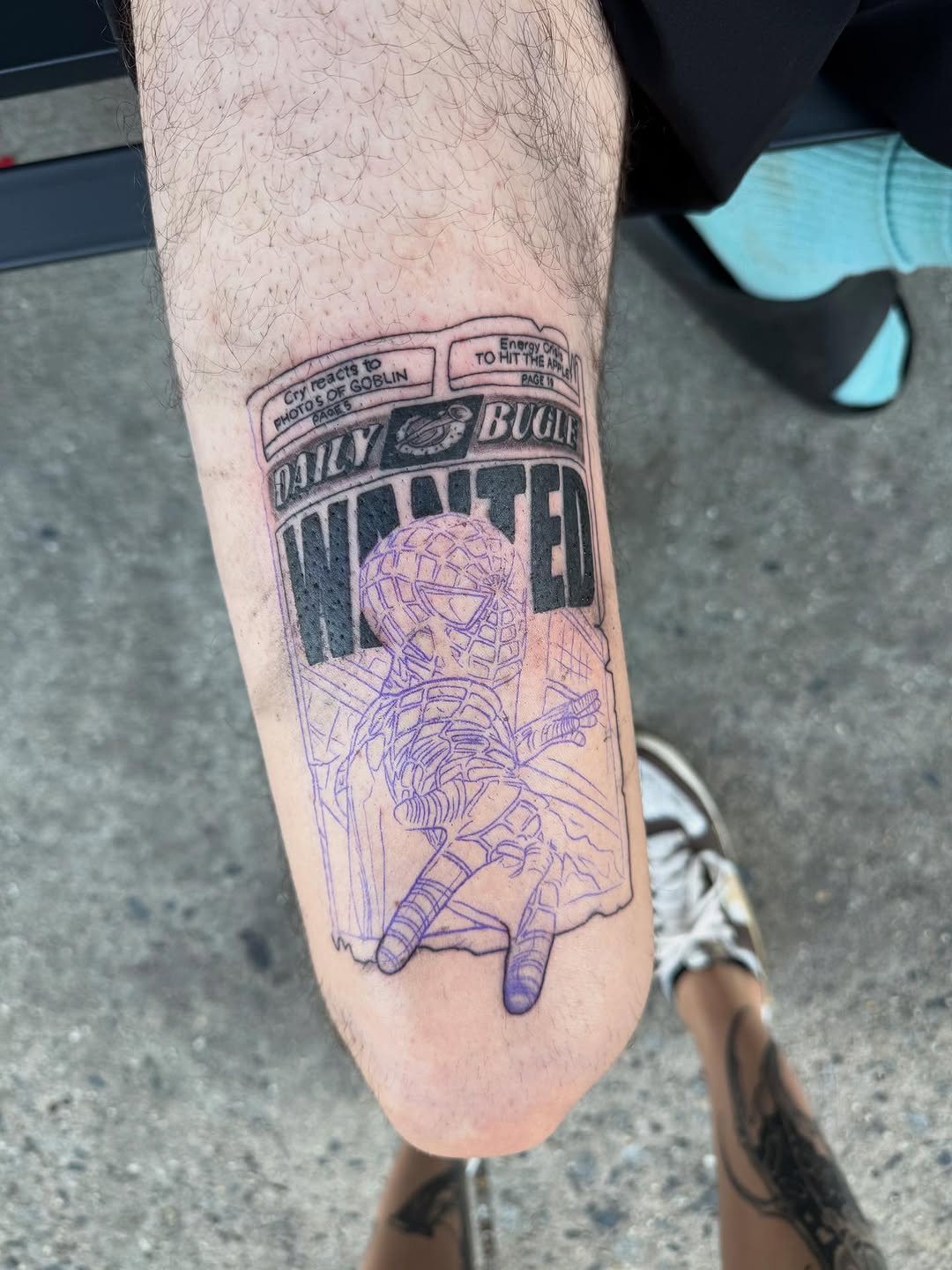 Tattoo by @_mel.art.tattoo โ lettering_script, blackwork