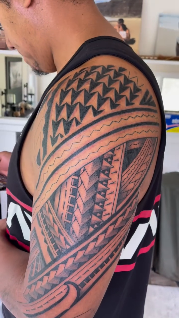 Tattoo by @tattoos_by_mahi — tribal, black_and_grey