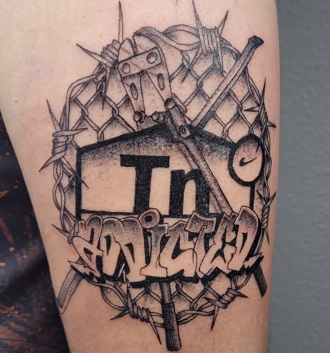Tattoo by @gonzalo_pantona β blackwork, lettering_script