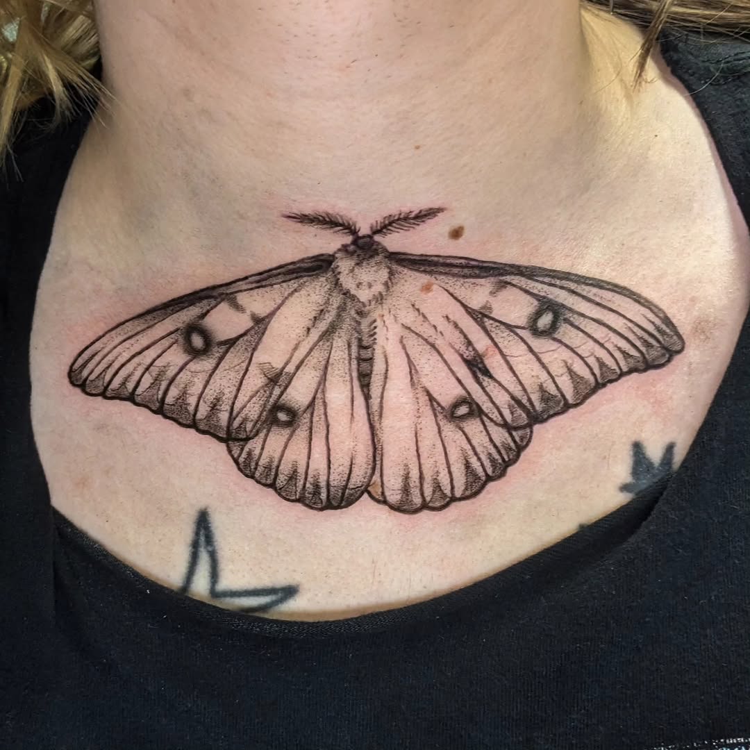 Tattoo by @feverfewtattoo — black_and_grey