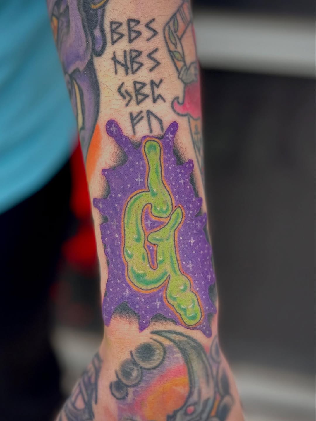 Tattoo by @alandapanda — new_school
