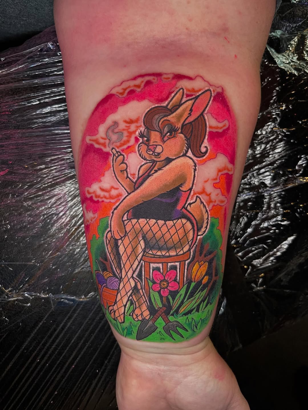 Tattoo by @alandapanda — new_school