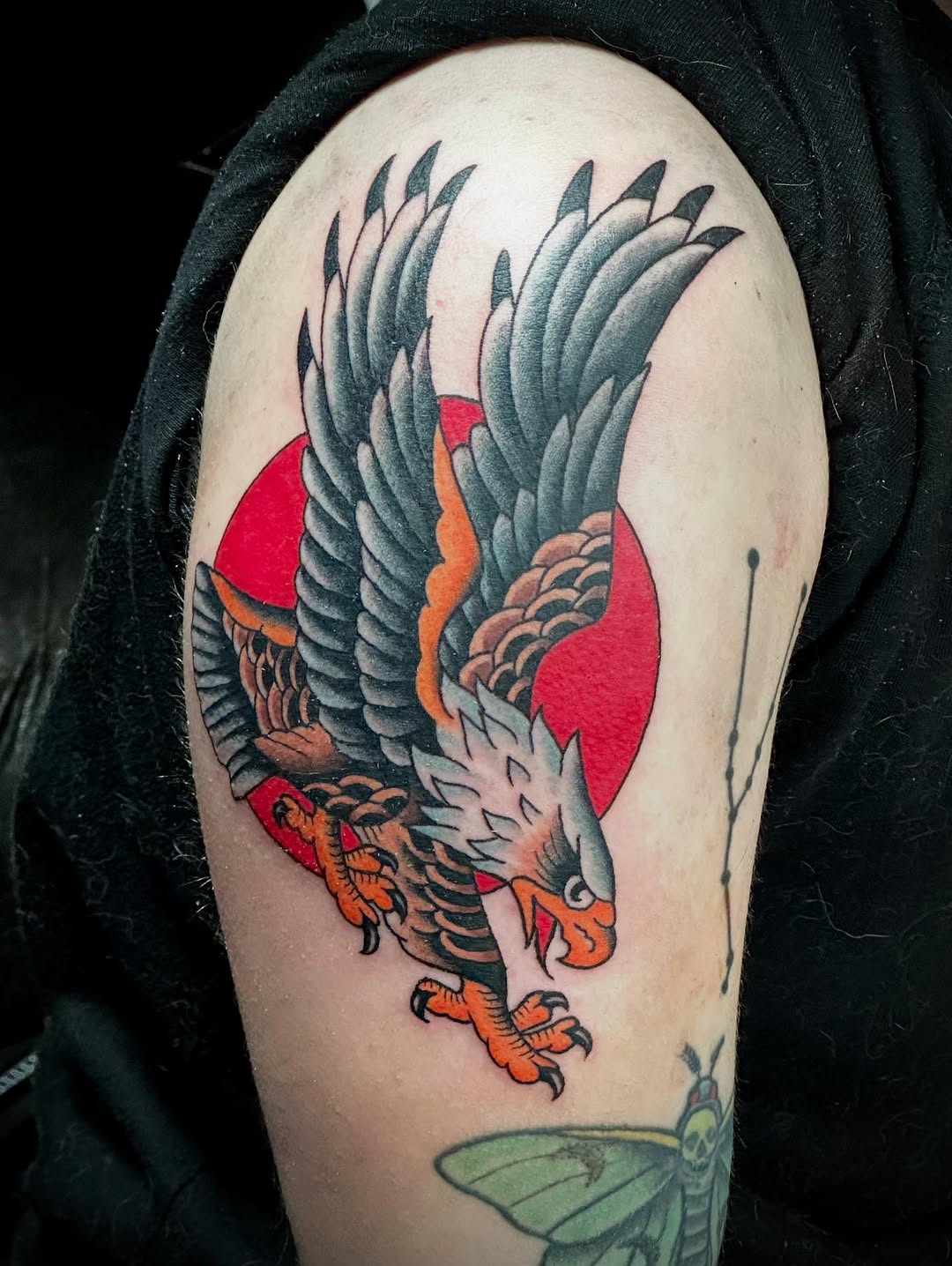 Tattoo by @alandapanda — american_traditional