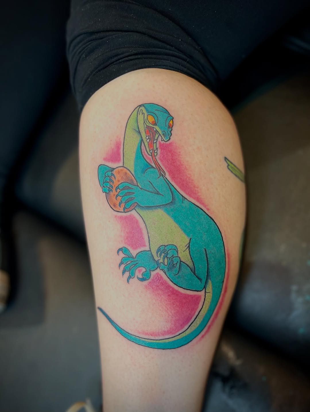 Tattoo by @alandapanda — new_school