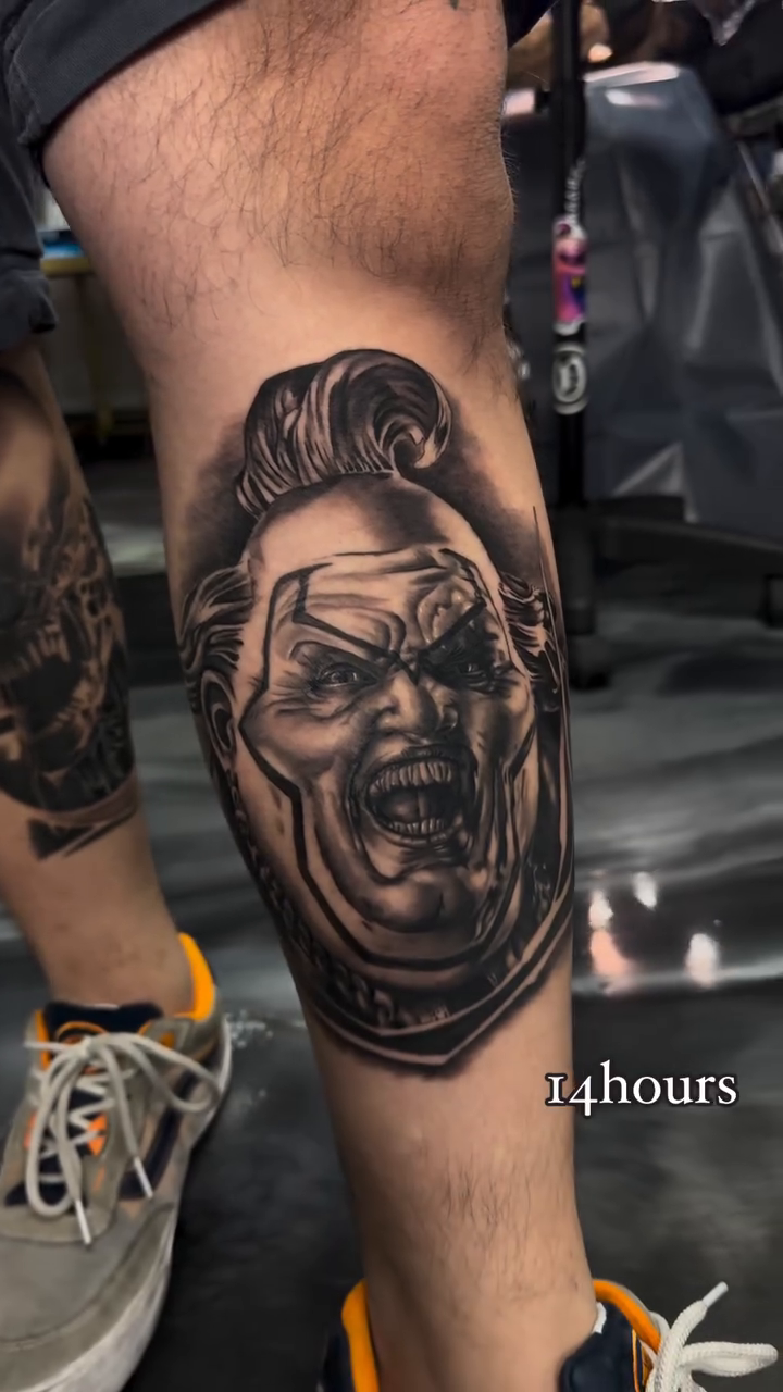 Tattoo by @kiquetatts — realism, black_and_grey