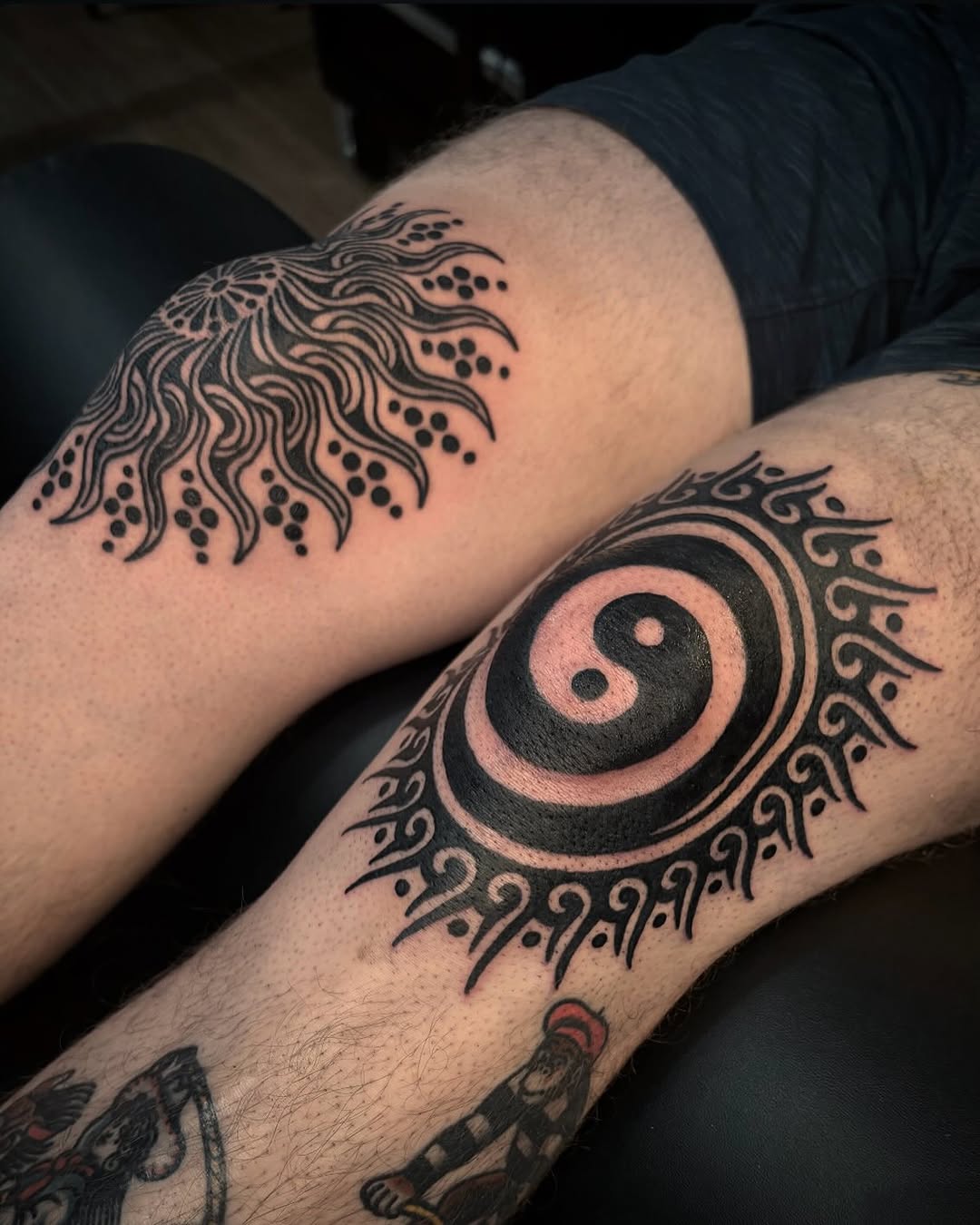 Tattoo by @joe.blackmamba — blackwork, geometric