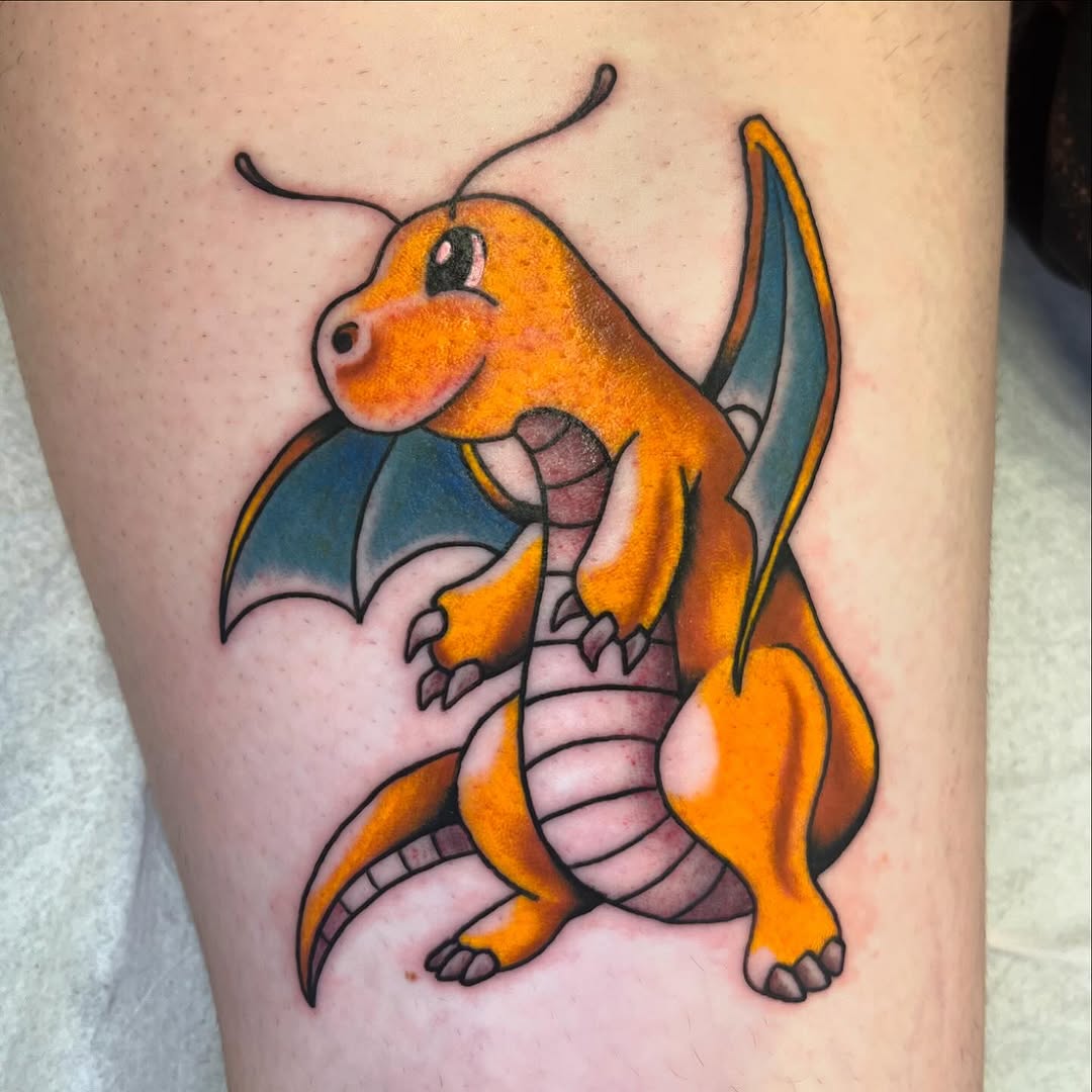 Tattoo by @slugclubtattoos — new_school, anime
