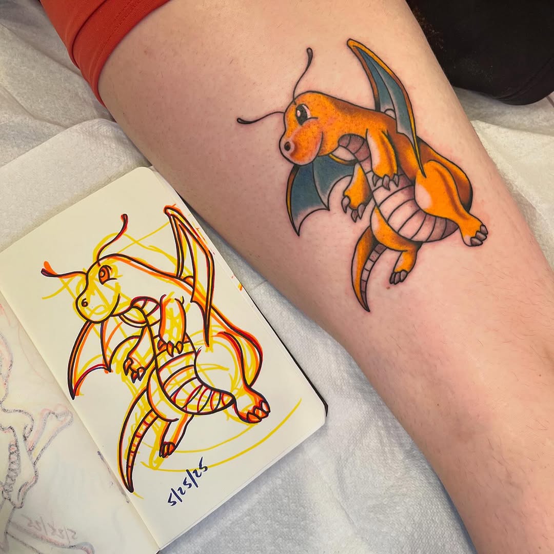 Tattoo by @slugclubtattoos — anime