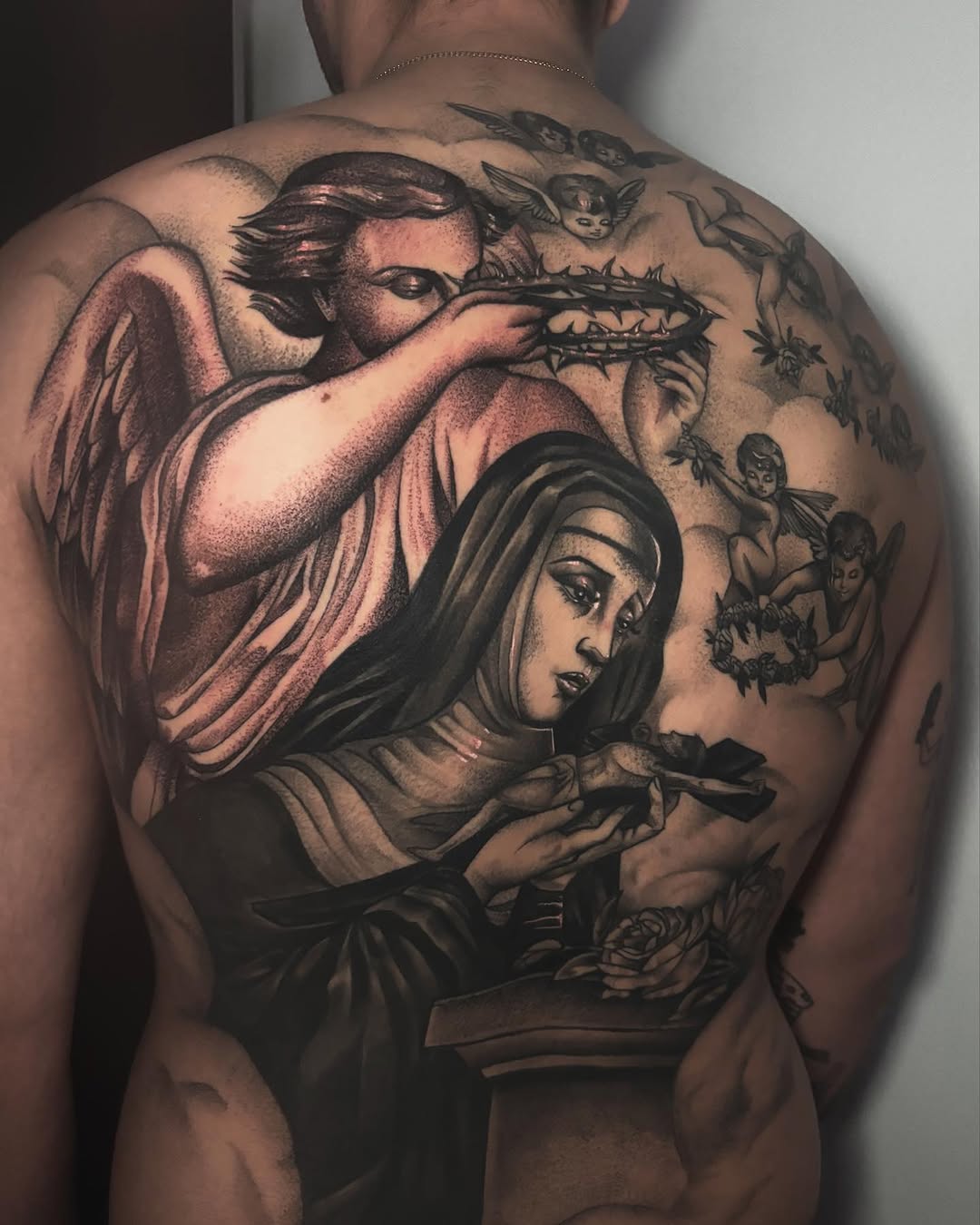Tattoo by @tatsproshops โ realism, black_and_grey