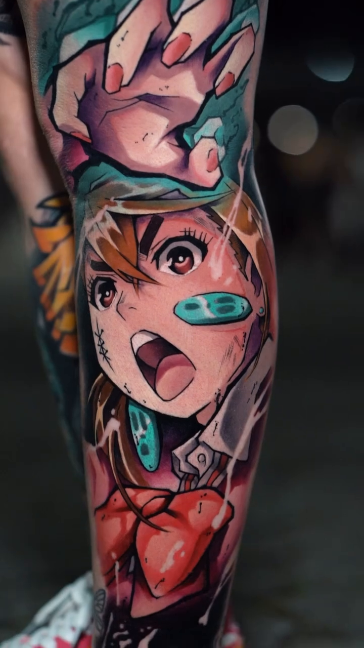 Tattoo by @skeleto.regnare β anime
