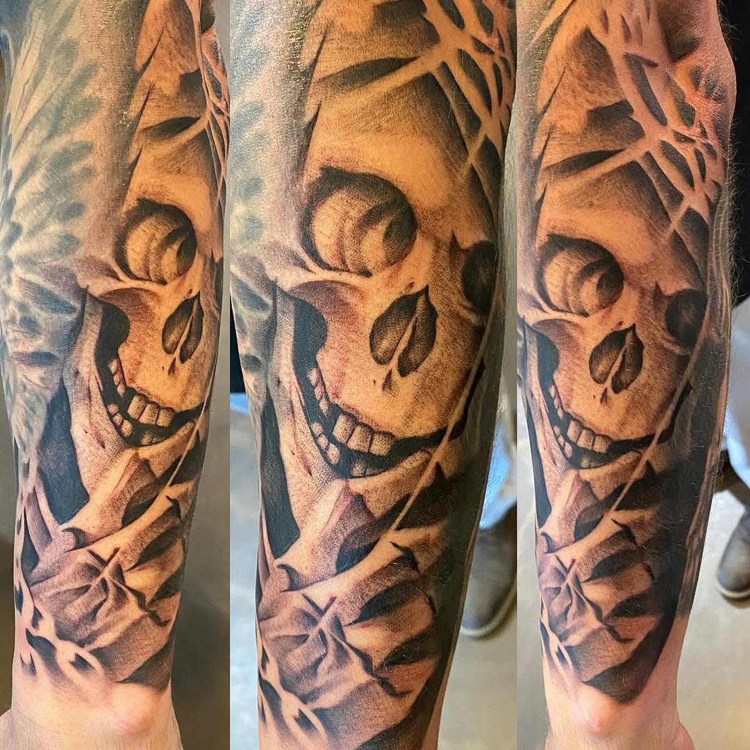 Tattoo by @codywolfetattoo โ realism, dark_realism