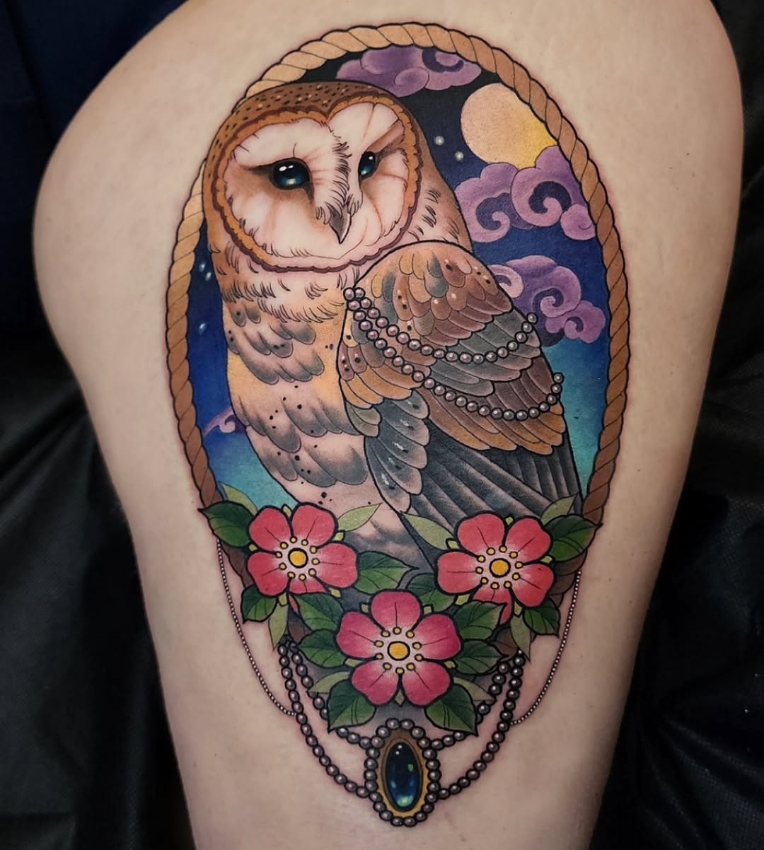Tattoo by @joannanguyenart — neo_traditional, realism