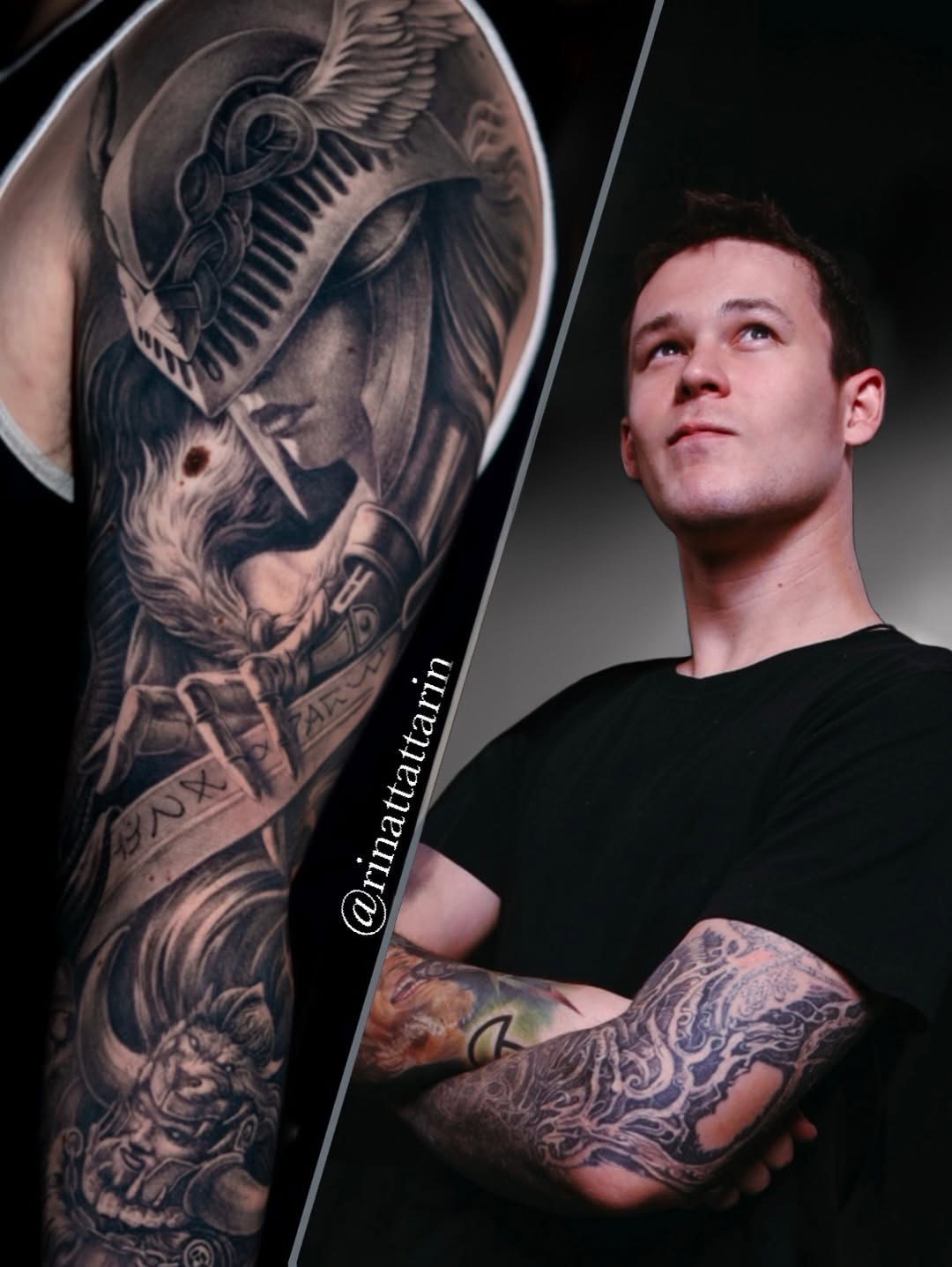Tattoo by @dparamonov — realism, black_and_grey