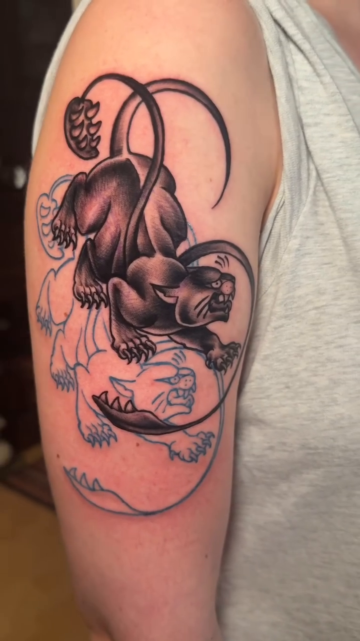 Tattoo by @bambikhan — black_and_grey, realism