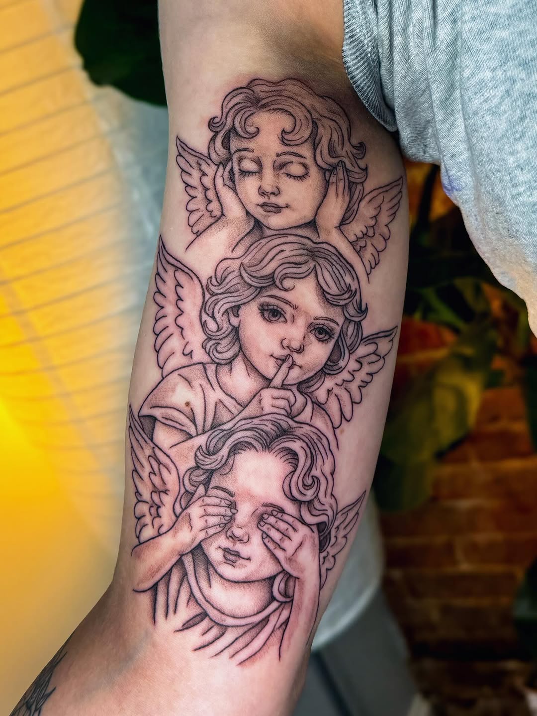 Tattoo by @ashleyyplatt.tattoos — black_and_grey