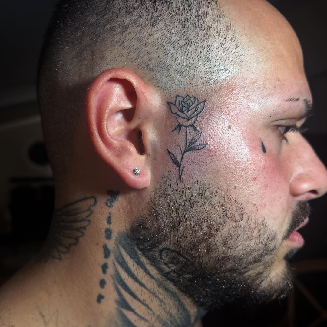 Tattoo by @_therosetattoo_ — fine_line
