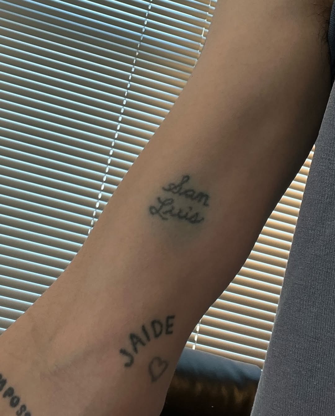 Tattoo by @james_seventhson — lettering_script, fine_line