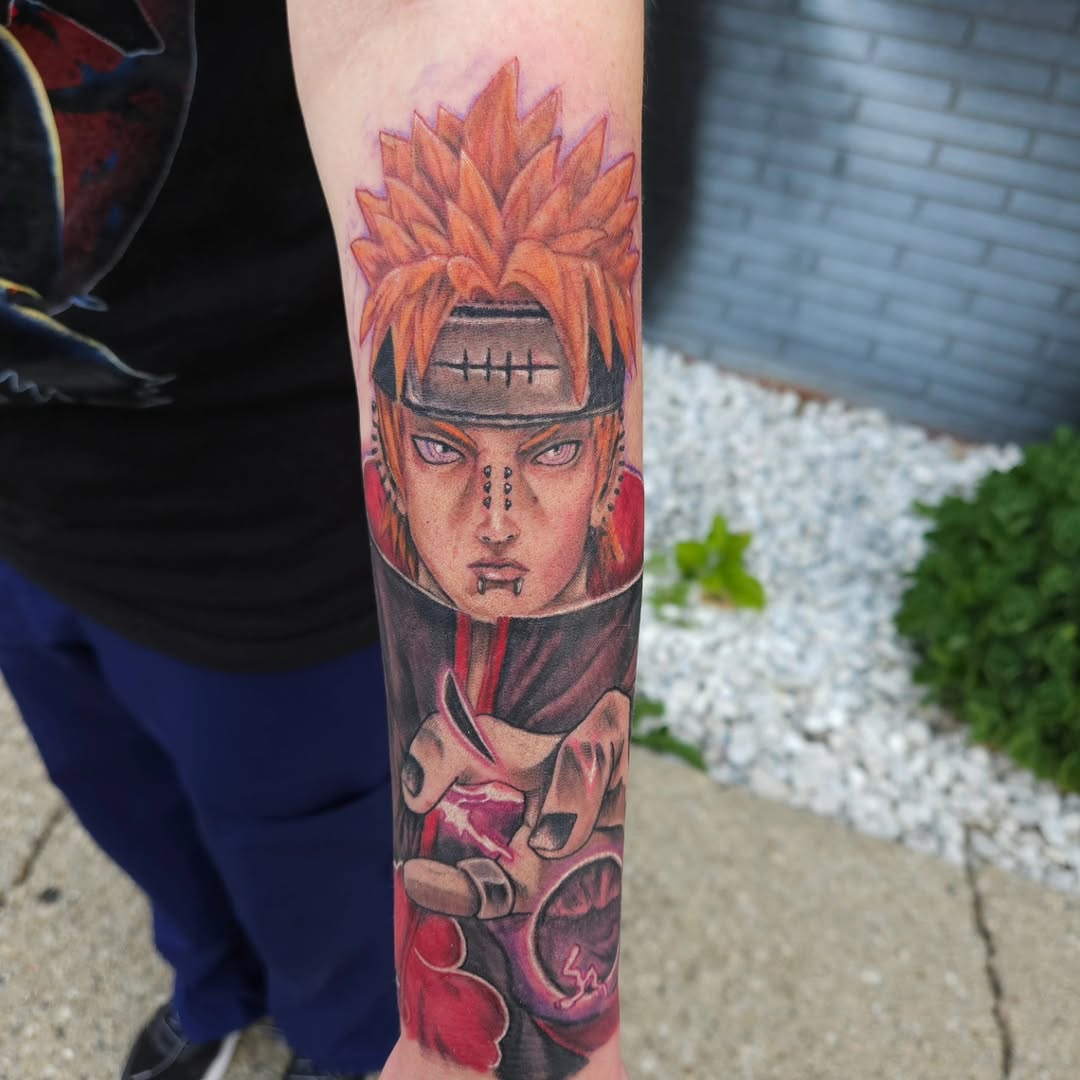 Tattoo by @mitchprestontattoos โ anime, realism