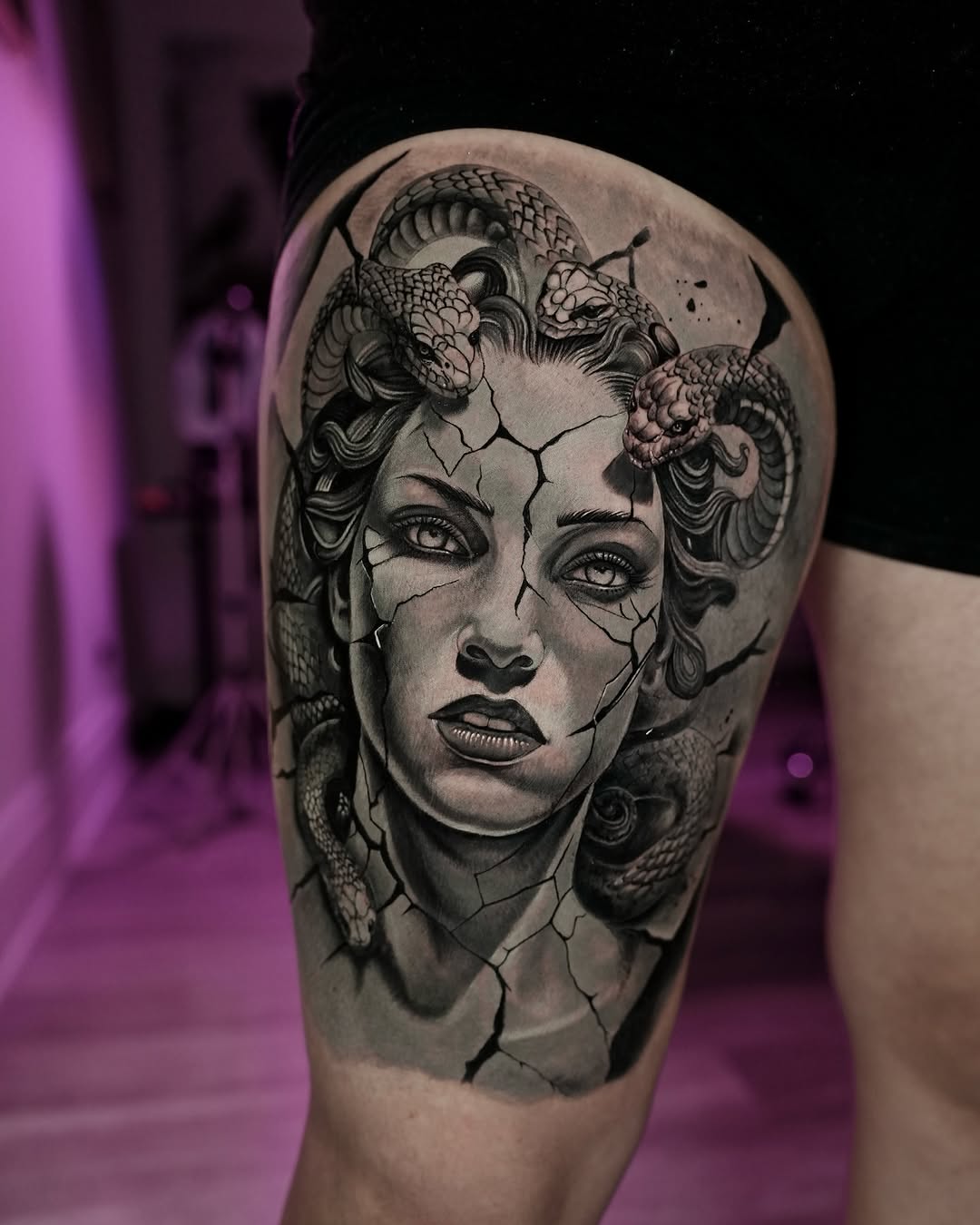 Tattoo by @realtattooclub — realism, black_and_grey