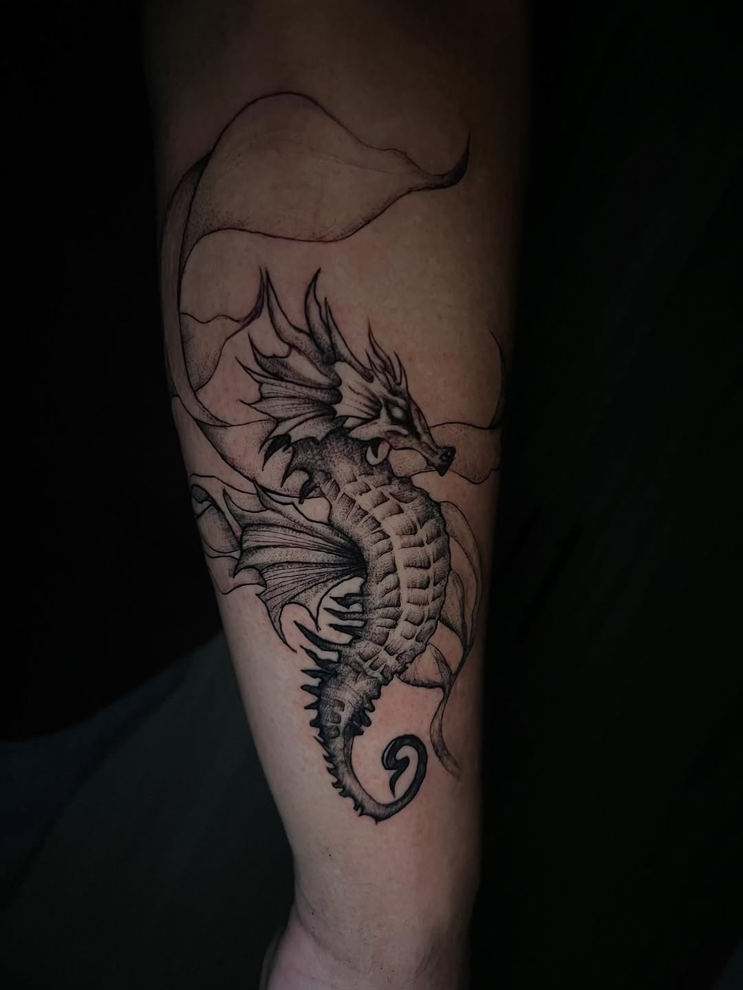 Tattoo by @sixx.ink_tt β black_and_grey, dotwork