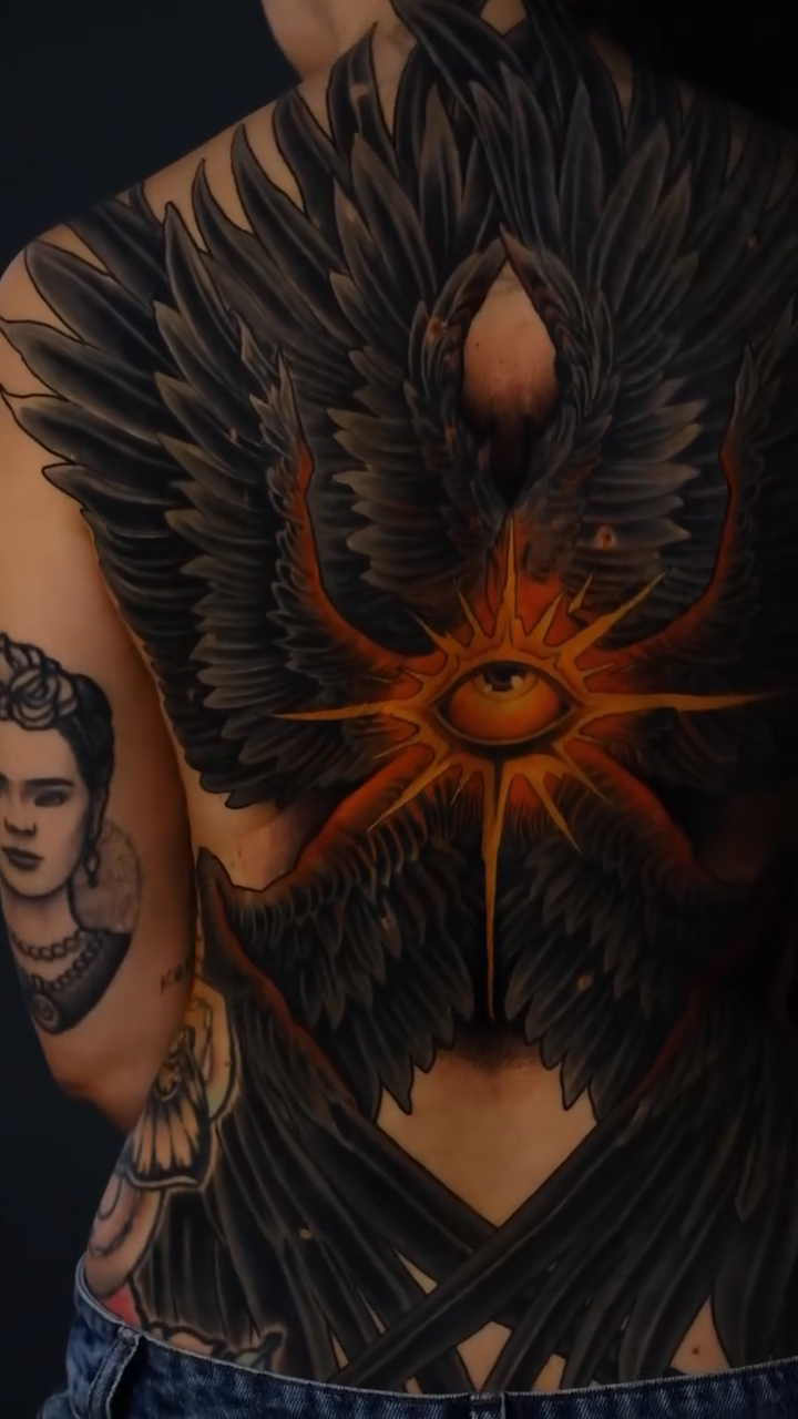 Tattoo by @strchn — dark_realism, black_and_grey